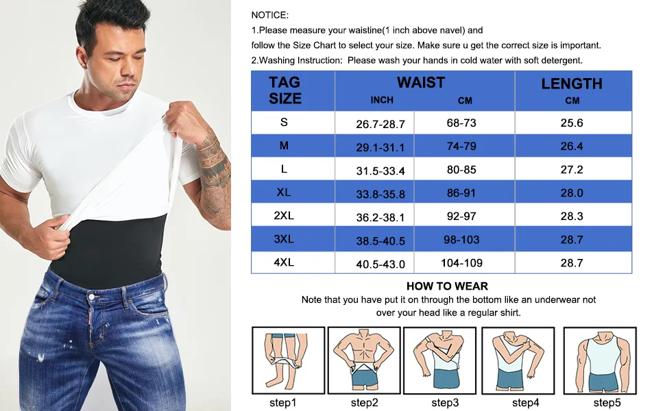 Mens Compression Shirt Slimming Body Shaper Vest Workout Tank Tops Abs Abdomen Undershirts Medium 1-beige - body shaper