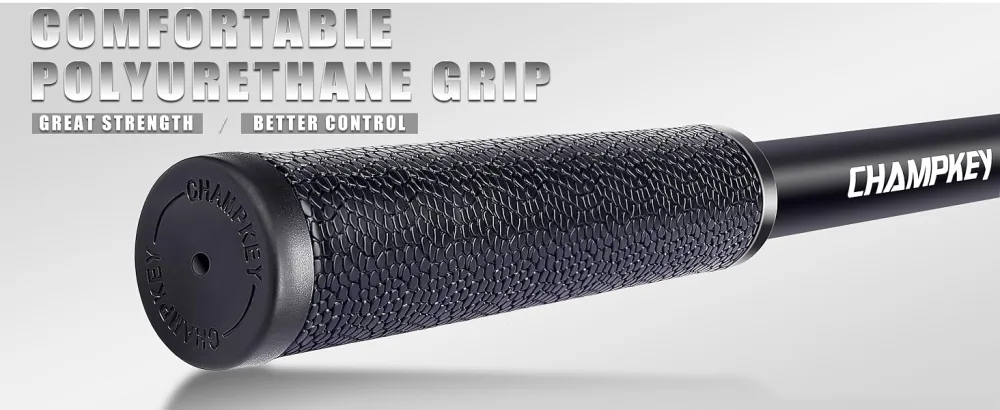 CHMAPKEY 9Ft / 15Ft Two-Sided Golf Ball Retriever Pro Version - Black Coating Aluminum Alloy Telescopic Golf Ball Picker with Comfortable Polyurethane Hand Grip - 1213