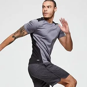RBX Active Men's Athletic Performance Long Sleeve Crew Neck Fleece Lined Insulated Fitted Base Layer T-Shirt Large F19 Navy Blue - FOR EVERYONE
