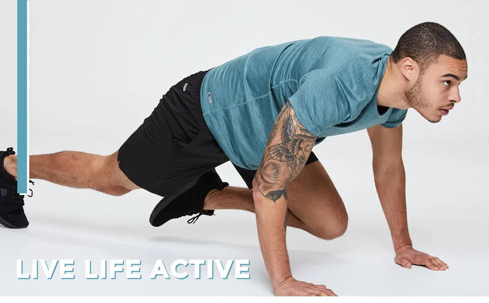 RBX Active Men's Athletic Performance Long Sleeve Crew Neck Fleece Lined Insulated Fitted Base Layer T-Shirt Large F19 Navy Blue - Live Life Active