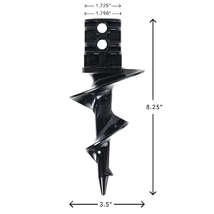 X-FLOAT Dock Auger (Sand Auger) for Aluminum Dock Post 2 - dock auger, auger, dock pole, metal dock auger, metal dock post, augers, anchor, boat auger,
