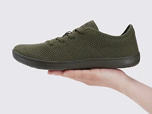 WHITIN Men's Wide Casual Barefoot Sneakers | Zero Drop Sole | Minimalist Style 12 Wide W88 | Olive Green - product information 6