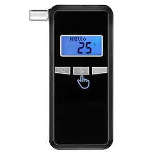 Breathalyzer & 10 Mouthpieces, Accurate Portable Handheld breathalyzer Breath Alcohol Tester for Personal & Professional Use Digital LCD Display - Step 2
