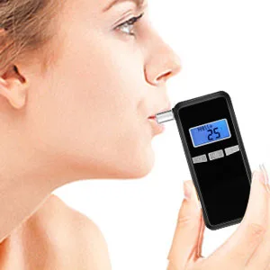 Breathalyzer & 10 Mouthpieces, Accurate Portable Handheld breathalyzer Breath Alcohol Tester for Personal & Professional Use Digital LCD Display - Step 3