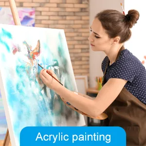 FEPITO 6 Set Artist Blank Canvas Assorted Size Art Canvas Frame Stretcher Acrylic Oil Water Painting Board - Artist Blank Canvas