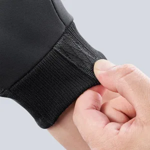 FREETOO Waterproof Winter Gloves with Fleece Lining for Cold Weather Midnight Black Large - durable convenient gloves