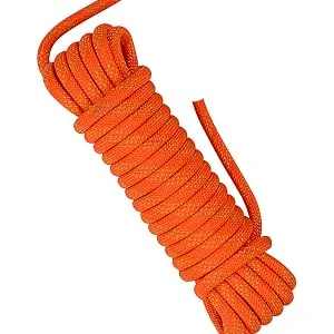 NorthPada High Strength Polyester Rock Static Climbing Rope, Boat Anchor Marine Rope, Dock Lines, Arborist Bull Rope, Tree Cutting/Climbing Rope, Hoist Rigging Line Orange-static 32 FT - rope-orange