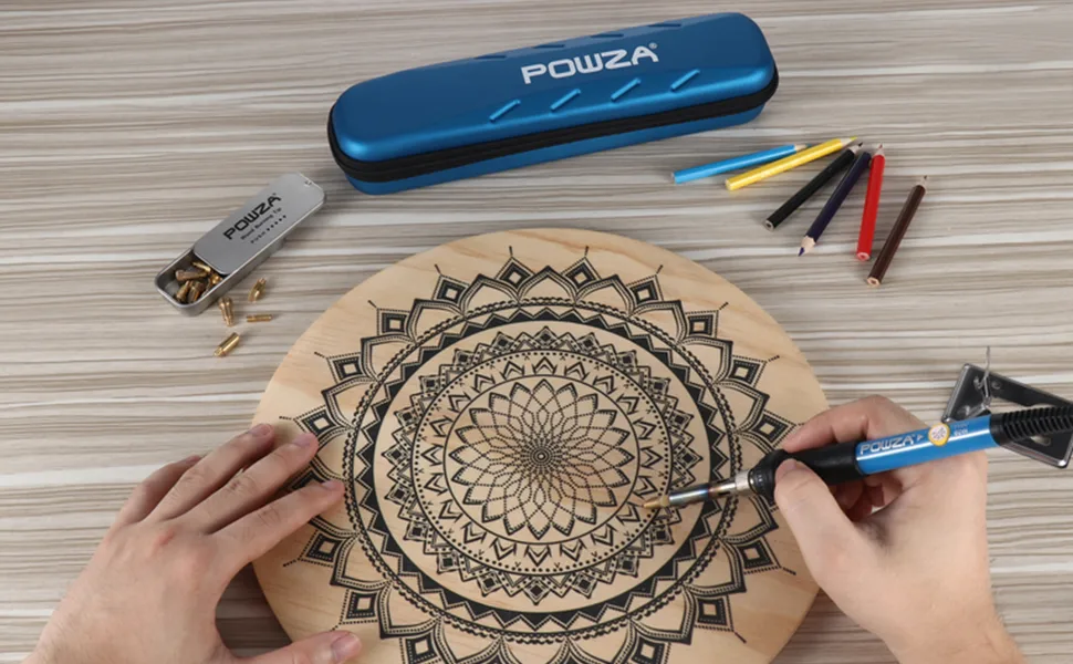 72Pcs Wood Burning Kit for Beginners, Adjustable Professional Wood Burner Pen Tool and Accessories, woodburning Embossing Carving - wood burning tool