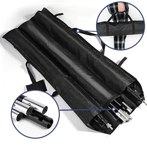 Backdrop Stand for Parties, IFKDNR Back Drop Adjustable Stand, 6.5ftx6.5ft Portable Background Stand for Baby Shower, Birthday Parties, Photo Studio Upgraded Version 6.5*6.5ft - Convenient Carry Case