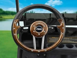 Roykaw Golf Cart Steering Wheel or Hub Adapter for EZGO Club Car Yamaha Style 2 Black - 0086