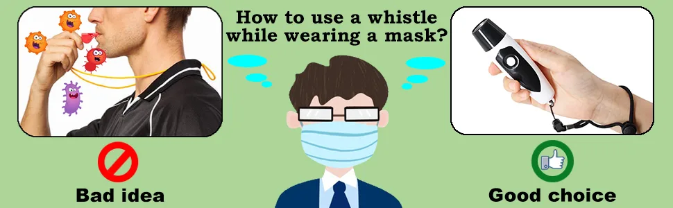 Moosec Electronic Whistle for Teacher, Referees, Coach, 3 Kinds of Tones Up to 1255 db High Volume WHITE - good choice