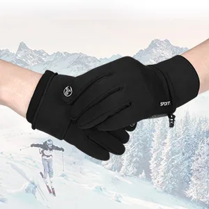 Cevapro Lightweight Gloves Touchscreen Running Gloves Winter Gloves Liner for Running Cycling Working Hiking Driving Black X-Large - Thermal gloves