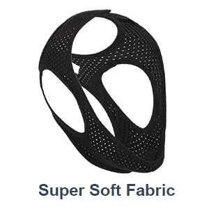 Chin Strap for CPAP Users, Anti Snore Chin Strap, Adjustable and Breathable Chin Strap for Snoring, Chin Straps to Keep Mouth Closed while Sleeping for Men and Women - Black - Anti Snore Chin Strap