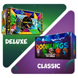 Doomlings Kickstarter Community Card Playmat (Special Edition) - Game Mat for Doomlings Card Game, 11" x 22" - Doomlings