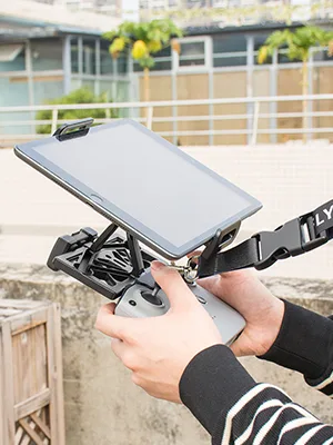 Drone Tablet Holder, Jubor Foldable Tablet Mount Adapter for DJI Mavic Air 2/Air 2S/Mavic 3/Mavic Mini/Mavic 2/Mavic Pro Drones Accessories Tablet Stand for Remote Controller Fit 4.7-12.9 Inch Tablets - dji tablet holder