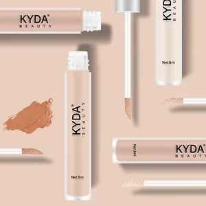 KYDA 2 Pcs Eyeshadow Primer Kit, Matte Liquid Shadow Base with Brush, Long Lasting Waterproof, Liquid Makeup Base for Professional All Eye Makeup-#01 BRIGHT A-BRIGHT - primer