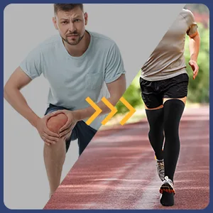 Thigh High Compression Socks 20-30 Mmhg Compression Stockings Thigh High Socks for Men Swelling Black L - product information 4