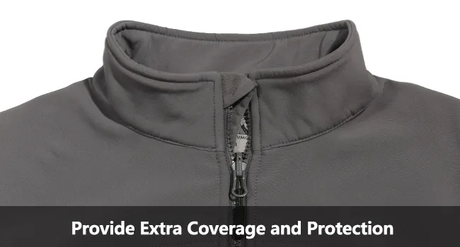 Little Donkey Andy Men's Lightweight Full Zip Softshell Jacket Long Sleeve Soft Fleece Coat for Hiking Golf A Gray X-Large - soft chin guard