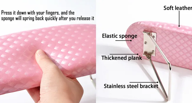 LXIANGN Nail Arm Rest,Professional Microfiber Leather Manicure Hand Pillow Nail Hand Rest Cushion Holder for Nail Salon - Nail Hand Rest Cushion Holder for for Nail Salon