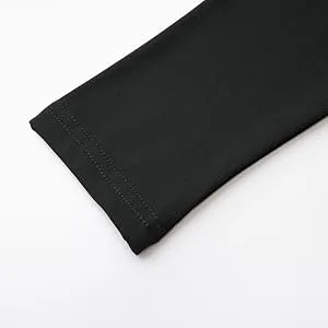 Women's Basic Long Sleeve Thermal Top Lightweight Mock Neck Shirts Slim Fit Layer Soft Top Small Black - product information 6