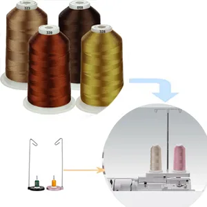 Simthread Embroidery Thread 5500 Yards Black 900, 40wt 100% Polyester for Brother, Babylock, Janome, Singer, Pfaff, Husqvarna, Bernina Machine Black900 - thread