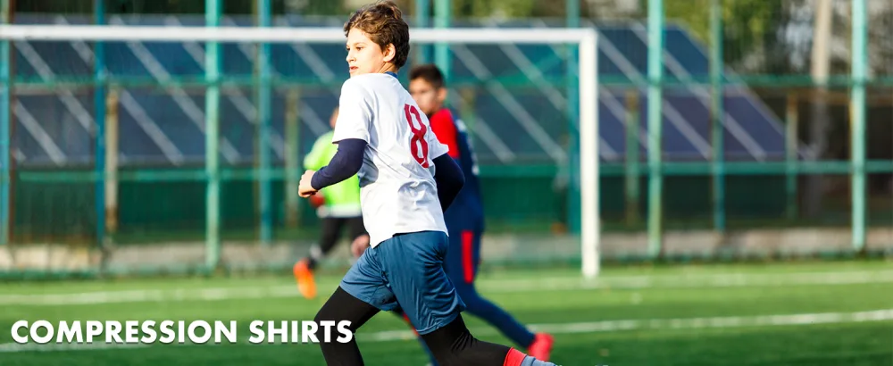 Willit Boys' Youth Compression Shirts Long Sleeve Football Baselayer Kids Soccer Undershirts Quick Dry Navy Blue Medium - product information 14