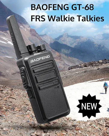 BAOFENG UV-9G GMRS Radio Waterproof IP67, Outdoors Two Way Radios Long Range Rechargeable, Handheld Dual Band NOAA Scanner, GMRS Repeater Capable, Programming Cable Included 1PCS+Programming Cable - gt-68