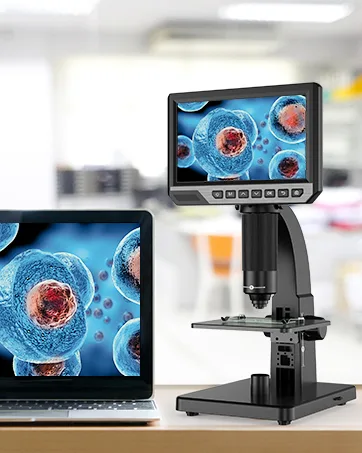 Microscope Light, Gooseneck LED Fill Lights for Digital Microscope, 6-Watt Aluminum Auxiliary Spotlights with Dimmable Switch, Compatible with Coin Microscope, HDMI Soldering Microscope for Repair - microscope digital lcd coin usb video soldering electronic micro scope magnifier screen