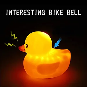 wonuu Rubber Duck Car Ornaments, Squeeze Duck Dashboard Decorations Kids Bicycle Decor for Cycling Motorcycle & Bicycle Accessories Decorations Digital Camo-L&G - duck bike bell