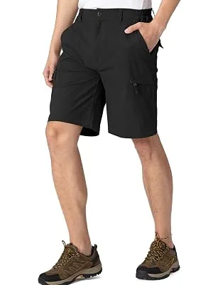 TBMPOY Men's Stretchy Cargo Hiking Shorts Quick Dry Lightweight Zipper Pockets for Camping Climbing Travel 6-light Grey 38 - product information 11