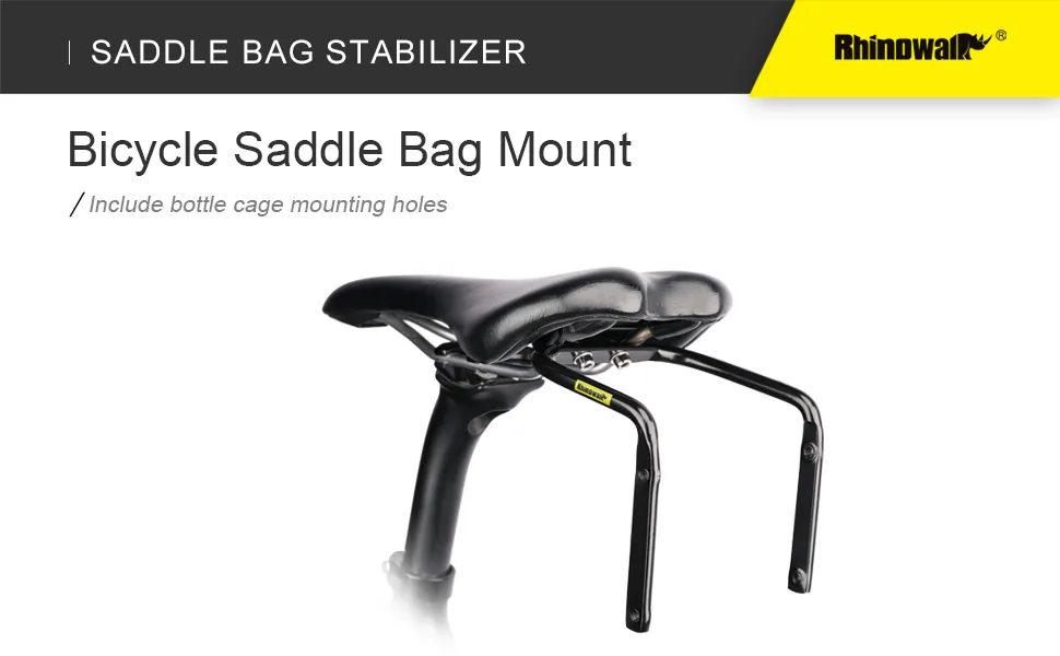 Rhinowalk Bicycle Saddle Bag Stabilizer Support for Saddle Bag Anti Shaking (with Protective Rubber) - product information 18