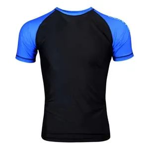 LIONTEK BJJ Rash Guard, Brazilian Jiu Jitsu Compression Shirt with Colored Variations Brown X-Large - Liontek Rashguard