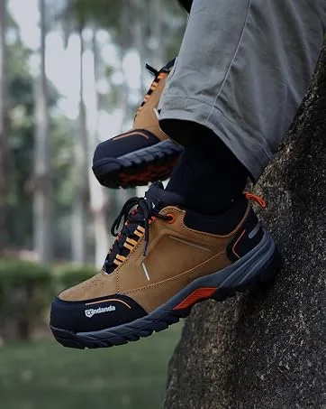 ANDANDA Work Boots for Men Waterproof Hiking Boots Lightweight Work Shoes for Hiking, Electronics Workshop, Industrial, Construction 10 X-Wide - work shoes