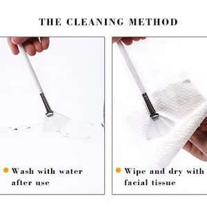 2 Pcs Fan Brushes for Facials, Soft Makeup Mask Applicator Brushes Tools for Glycolic Acid Peel Mask Cosmetic Orange - Fan Mask Brushes