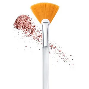 2 Pcs Fan Brushes for Facials, Soft Makeup Mask Applicator Brushes Tools for Glycolic Acid Peel Mask Cosmetic Orange - Mask Applicator Brush