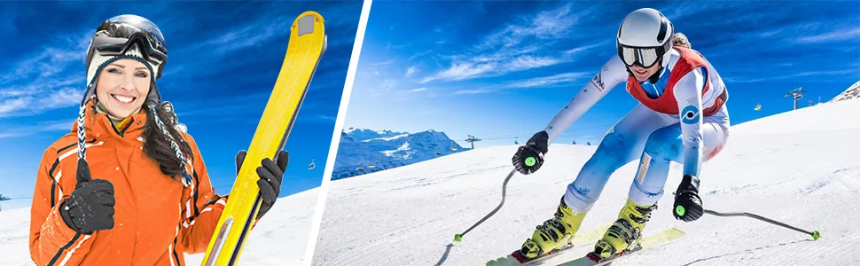 EverSport M81 Ski Goggles Pro, Magnetic Snowboard Snow Goggles for Women Men, UV Protection X-replaceable Lens Vlt75% Yellow - ski goggles