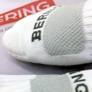 BERING Women's Performance Athletic Ankle Running Socks (6 Pairs) 7-9 White - breathable