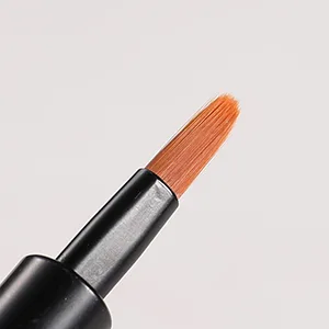 DUcare Lip Brush Retractable Professional Lipstick Brush Travel Portable Vanity lip scrub brush Gloss Makeup Brush Tool (Black) - ducare
