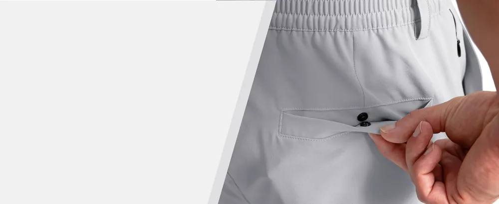 Pinkbomb Men's Golf Shorts with 6 Pockets Stretch Quick Dry Hiking Work Dress Shorts for Men Black Large - PBK243