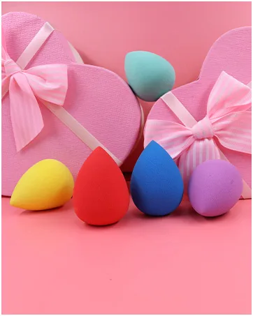 BEAKEY Makeup Sponge, Latex-free and Vegan Beauty Sponge, Flawless for Cream, Liquid Foundation & Powder Application (2Pcs) 2pcs Orange - makeup sponge