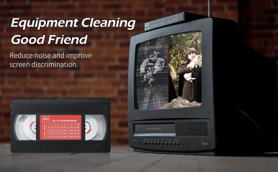 VHS Player Cleaner Dry Type, Compatible with VHS/VCR Players - product information 5