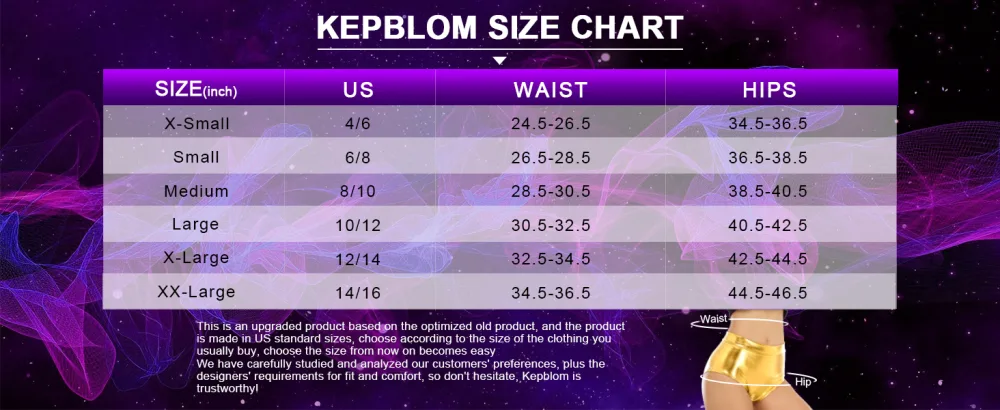Kepblom Womens Shiny Metallic Booty Shorts High Waisted Rave Bottoms for Dance Festival Small Gold - metallic panties