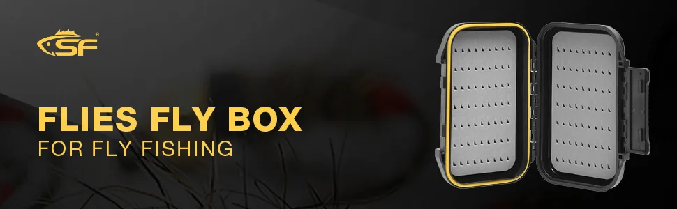 SF Fly Fishing Box Small Waterproof Double Sided Pocket Floatable Ice Fishing Jig Head - product information 1