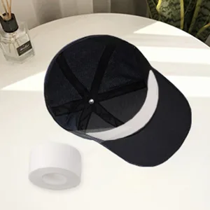 2 Roll Disposable Collar Protector Sweat Pads, Self-adhesive Shirt Collar Protector Comfortable Collar Sweat Pads Shirt Neck Liner Invisible Protector Hat Sweat Liner Against Sweat Stains - Hat Sweat Liner