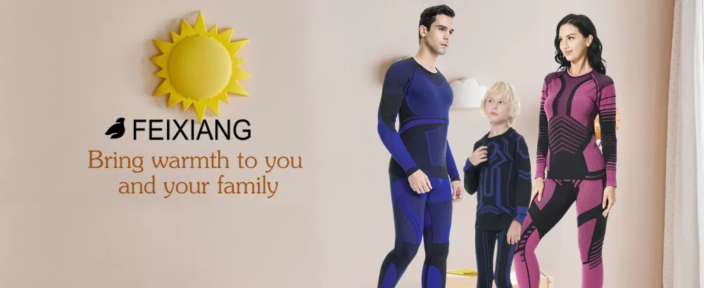 FEIXIANG Thermal Underwear for Kid, Long Johns Sets Base Layer Long Sleeve Shirts & Pants Boys Winter Ski Cold Weather Gear Grey X-Small - kids