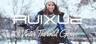 RUIXUE Winter Gloves for Men Women Touch Screen Running Gloves Lightweight Thin Warm Work Liner Gloves for Running Driving Cycling Working Hiking Medium ST02-Black - RUIXUE Winter gloves thin