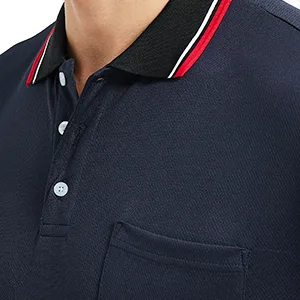 FitsT4 Short Sleeve Polo Shirt Baseball/Softball Umpire Jersey/Referee Uniform - Sized for Chest Protector Black Medium - button down