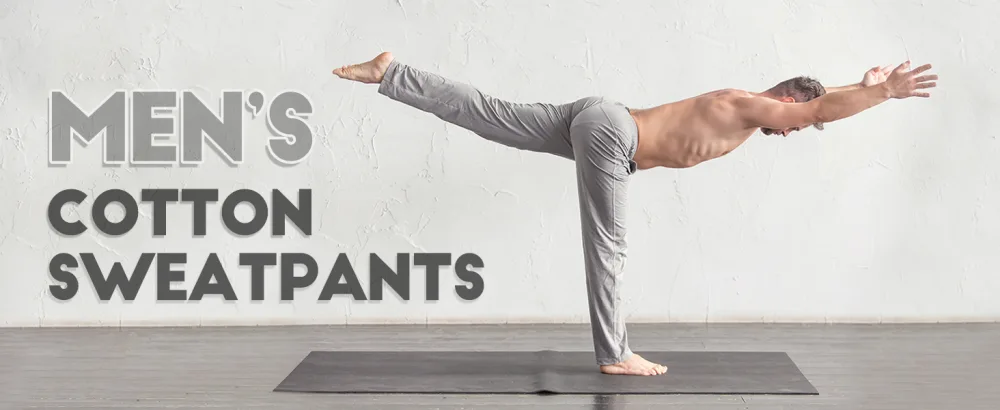 Willit Men's Cotton Yoga Sweatpants Exercise Pants Open Bottom Athletic Lounge Pants Loose Male Sweat Pants with Pockets Khaki Large - product information 22