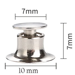 Adjustable Jeans Button Pins Instant, Zehhe 16 Sets Button Pins for Jeans No Sew Detachable Pants Waist Instant Button in Seconds DIY(17mm) - button pins for jeans