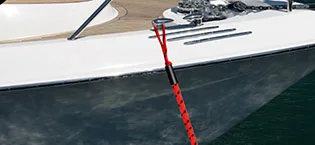 Bungee Dock Line Boat Accessories - Pontoon, Jet Ski, Kayak Accessories with 316 Stainless Steel Clip Red 4ft & 6ft - jet ski bungee dock line